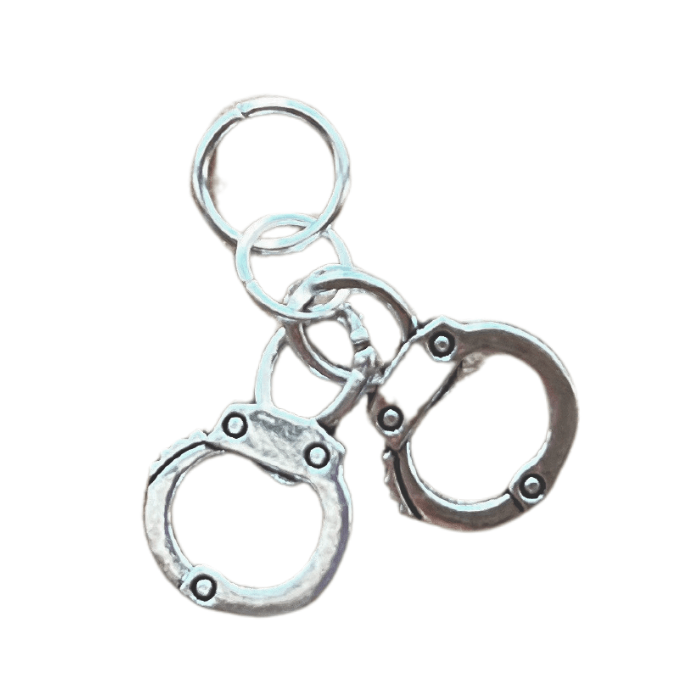 CB - X - BDSM Handcuffs Charm for Chastity Cage