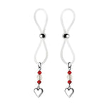 CB - X - Bijoux de Nip Nipple Ties with Heart Charms