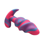 CB - X - Creature Cocks Unicorn Swirl Silicone Butt Plug