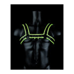CB - X - Men's Glow - in - the - Dark Chest Harness Neon Green