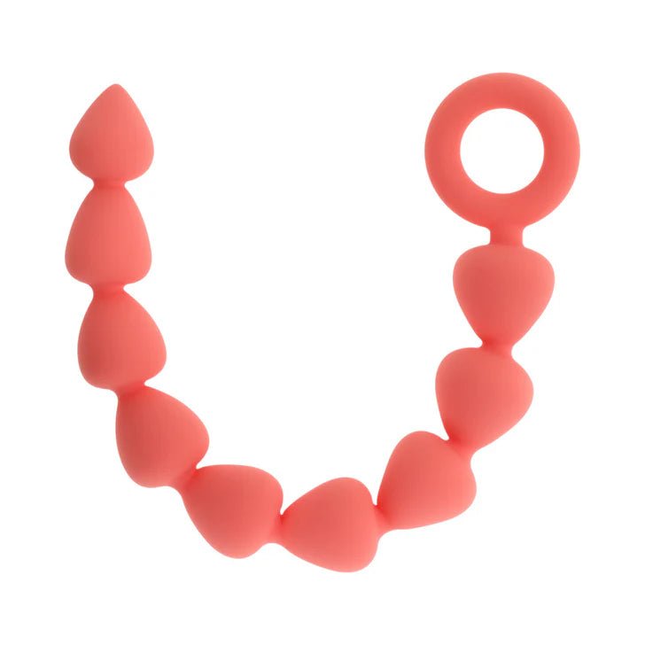 CB - X - Sex & Mischief Peaches 'n CreaMe Silicone Anal Beads