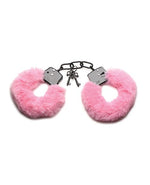 CB - X - Soft Pink Faux Fur Double - Locking Handcuffs