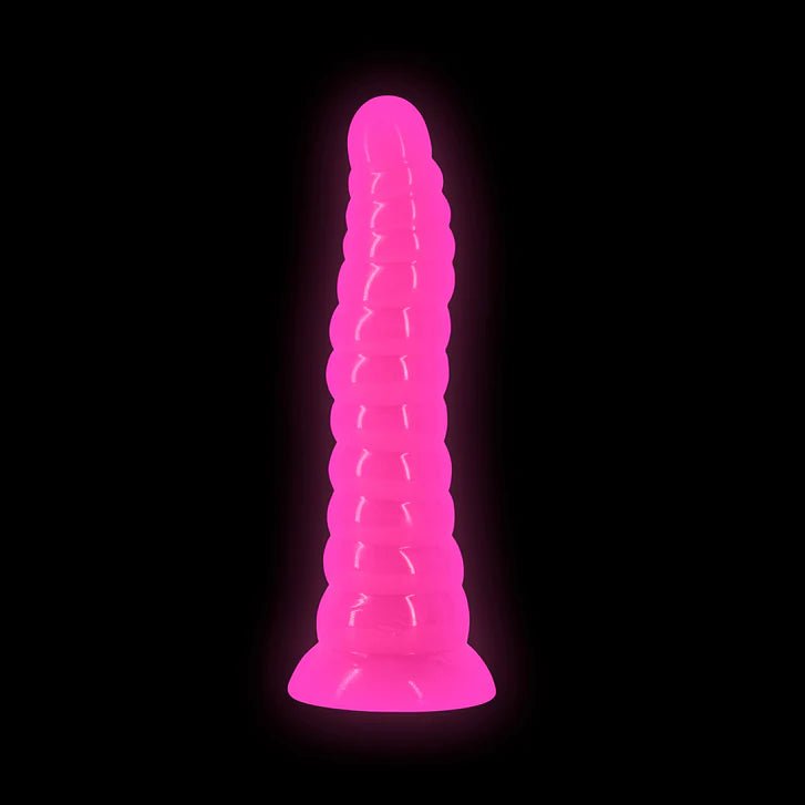 CB - X - Firefly Nymph 7.5" Glow - in - the - Dark Pink Dildo