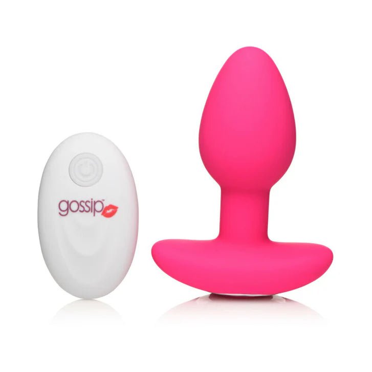 CB - X - Gossip Pop Rocker Remote - Controlled Silicone Vibrating Anal Plug