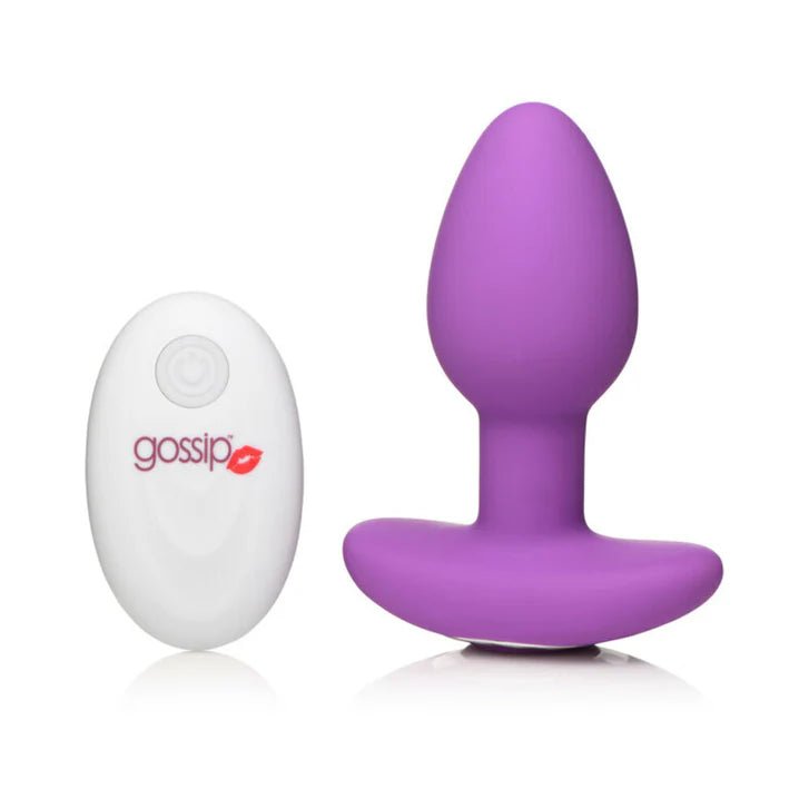 CB - X - Gossip Pop Rocker Remote - Controlled Silicone Vibrating Anal Plug
