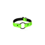 CB - X - Ouch! Neon Green Glow - in - the - Dark O - Ring Mouth Gag