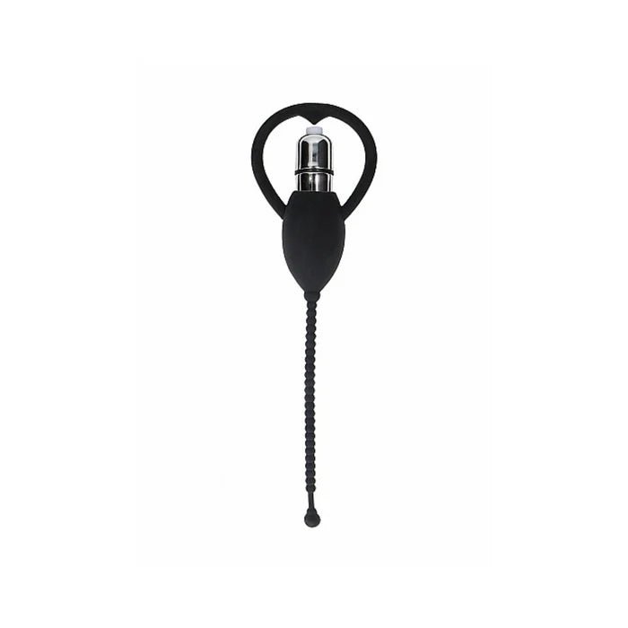 CB - X - Ouch! Urethral Sounding Silicone Vibrating Bullet Plug