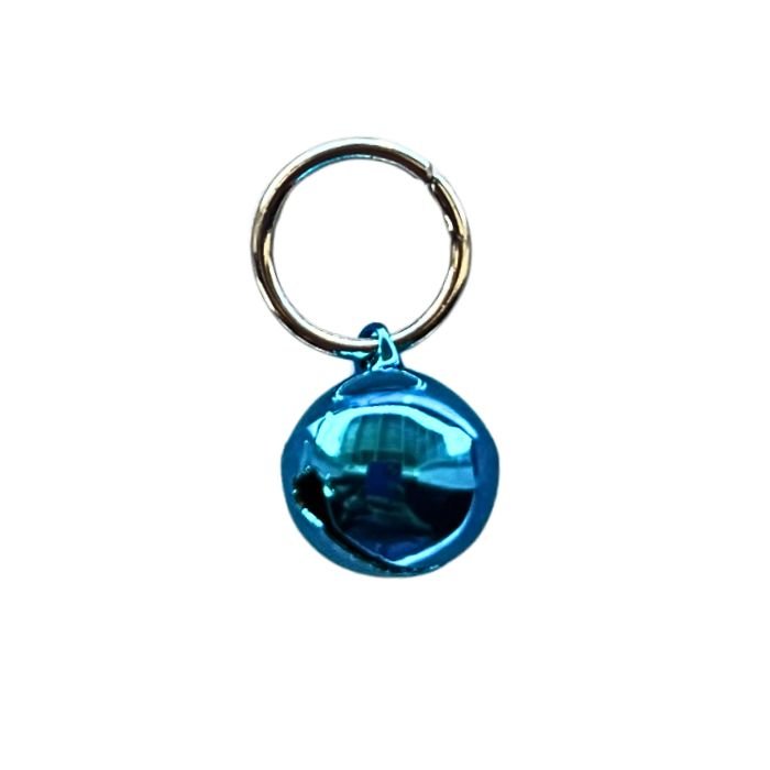 CB - X - Blue Jingle Bell Mini Chastity Cage Accessory