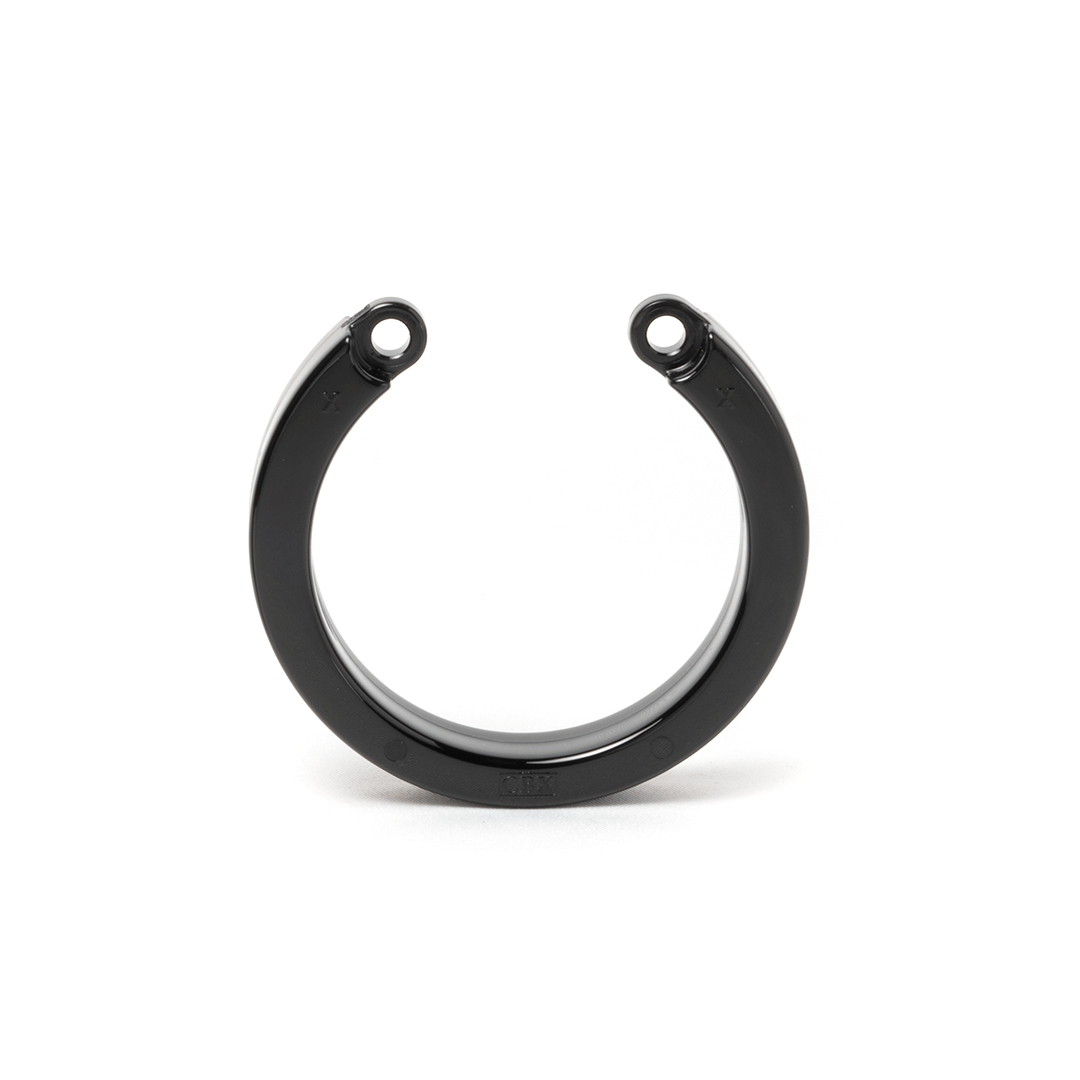 CB-X black XL u-ring with CBX logo imprint on ring