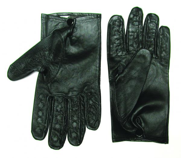 kinklab black leather vampire gloves