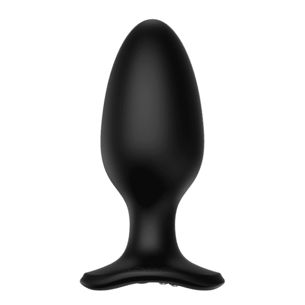 Lovense 2 inch Hush 2 App Control black Vibrating Butt Plug