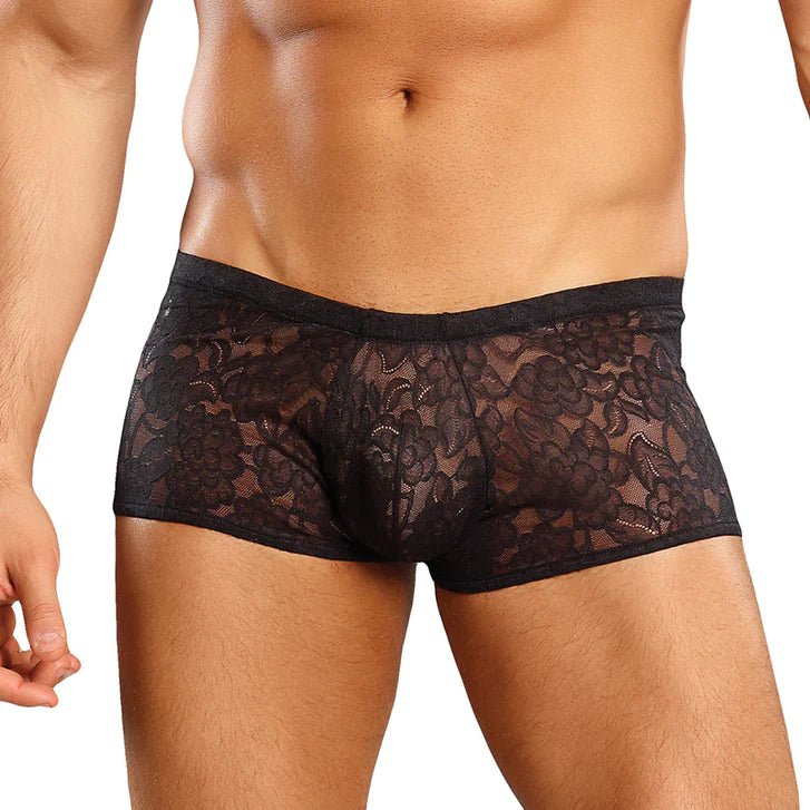 CB - X - Male Power Black Lace Mini Short
