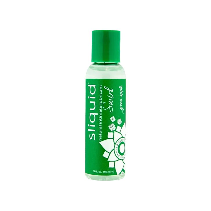 Sliquid Swirl Water-Based Vegan Lubricant - Green Apple