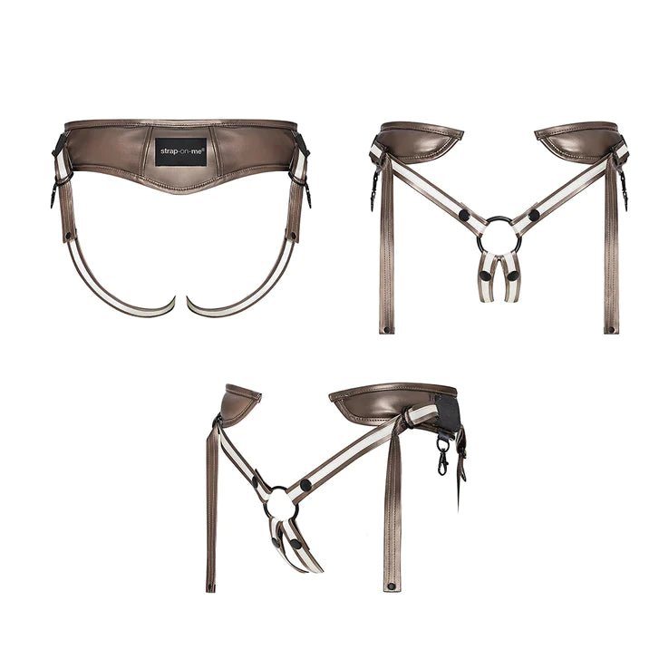 CB - X - Strap - On - Me Desirous Faux Leather Harness