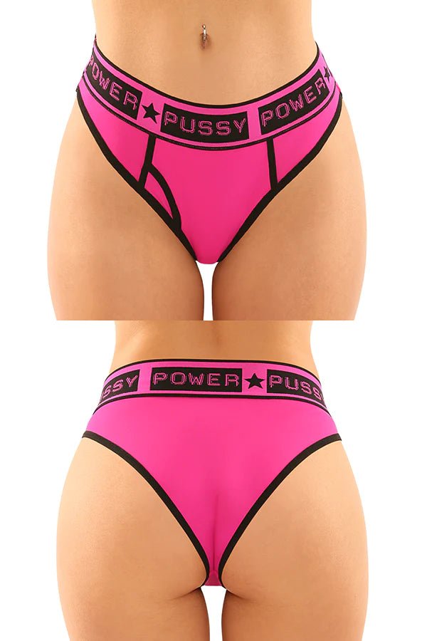 Vibes Hot Pink Pussy Power Panties - 2 pack