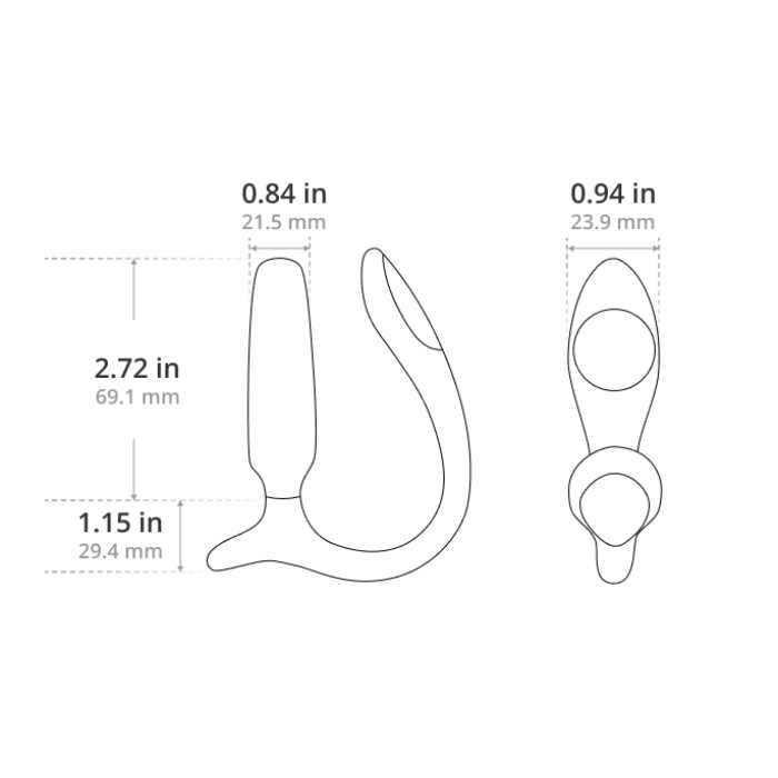 Lovense Lush Anal App-Controlled Vibrating Butt Plug CB-X Lovense Lush Anal App-Controlled Vibrating Butt Plug CB-X