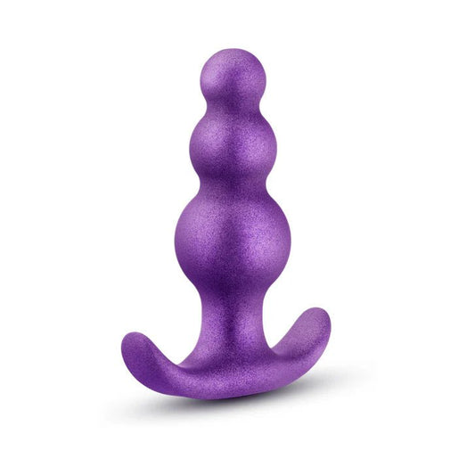 Anal Adventures Matrix Supernova 3" Beaded Anal Plug - Galactic Purple