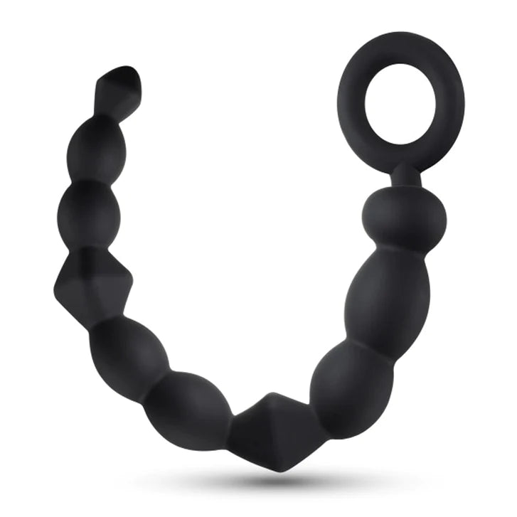 CB - X - Anal Adventures Platinum Silicone Beginner Anal Beads