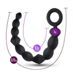 CB - X - Anal Adventures Platinum Silicone Beginner Anal Beads