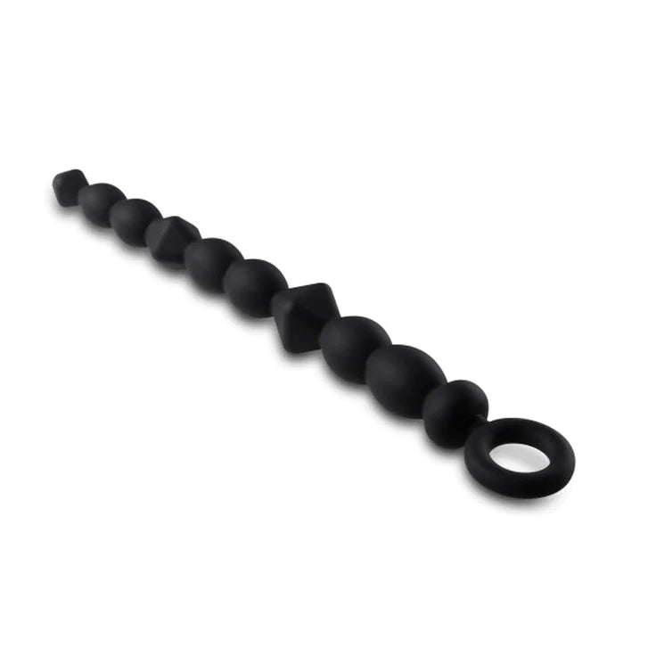 CB - X - Anal Adventures Platinum Silicone Beginner Anal Beads