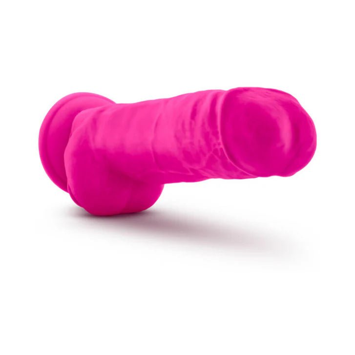 Au Naturel Bold Big Boy 10" Pink Realistic Dual Density Dildo with Balls & Suction Cup