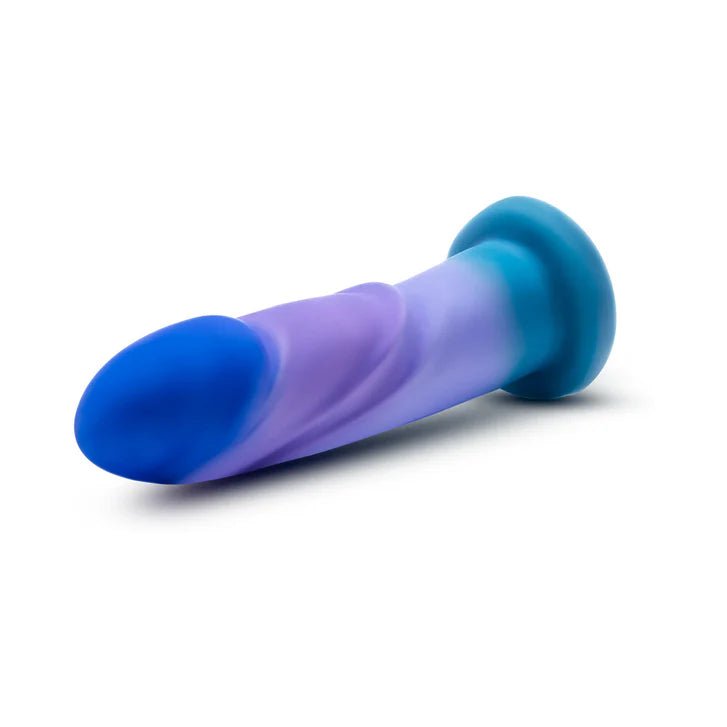 Avant Midnight Rendezvous 7.75" Silicone Dildo - Ocean Blue