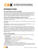 CB - X - 20+ Ways to C*um in Chastity Guide