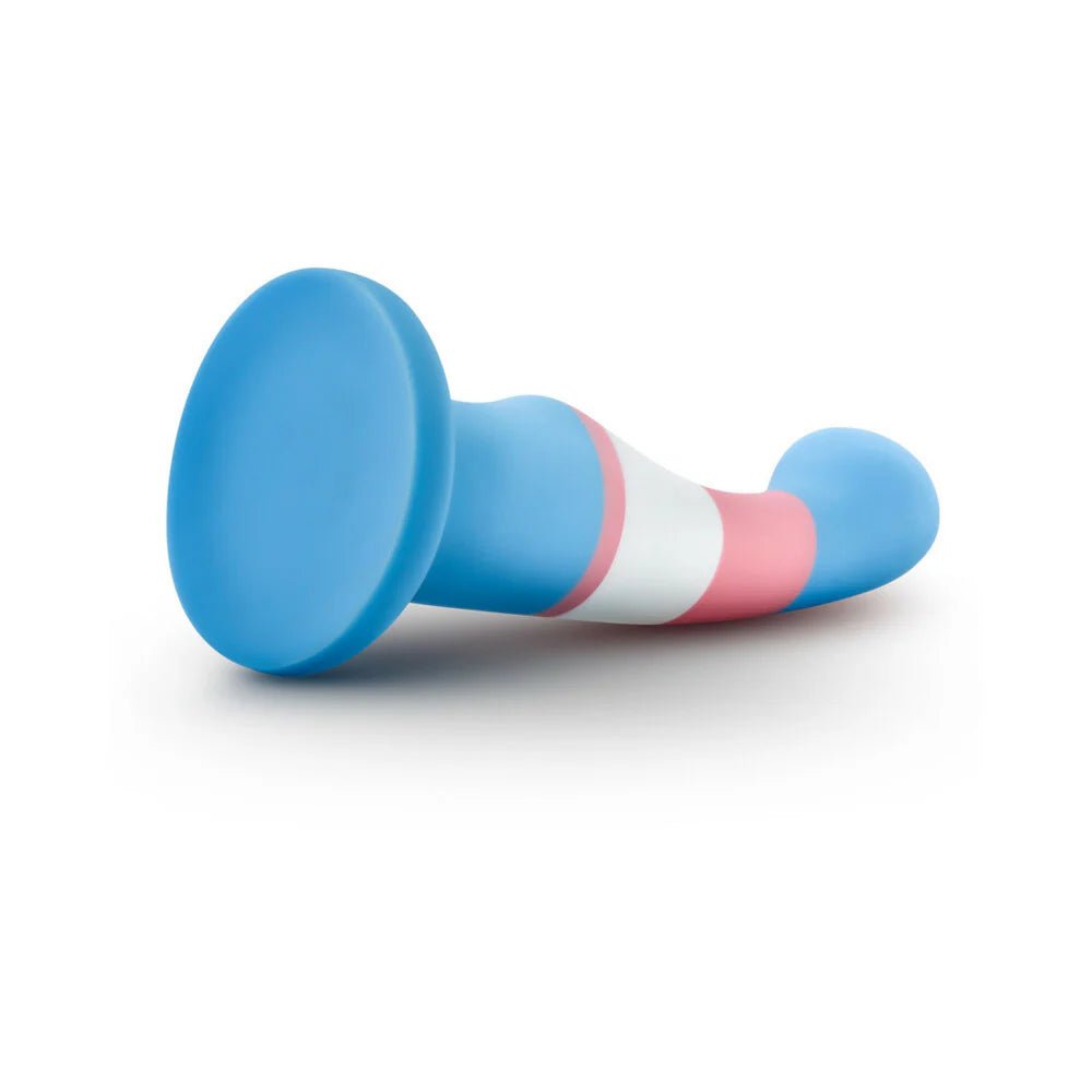 CB - X - Avant Pride P2 True Blue 6 inch Silicone Dildo