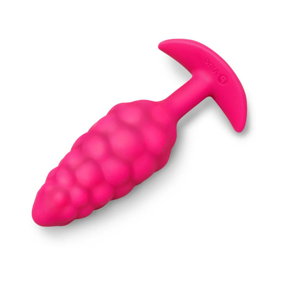 CB - X - b - Vibe Bump Texture Hot Pink Butt Plug