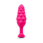 CB - X - b - Vibe Bump Texture Hot Pink Butt Plug