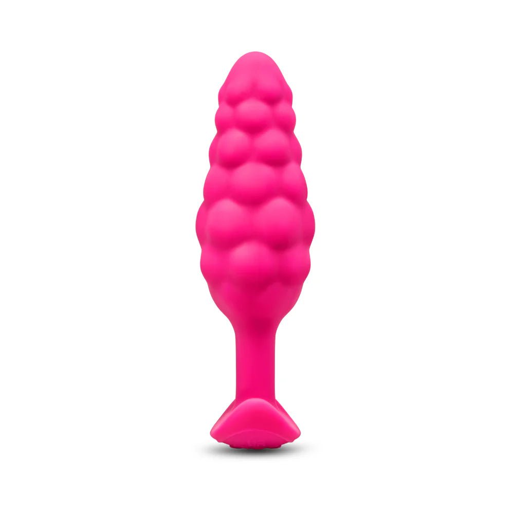 CB - X - b - Vibe Bump Texture Hot Pink Butt Plug