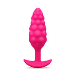 CB - X - b - Vibe Bump Texture Hot Pink Butt Plug