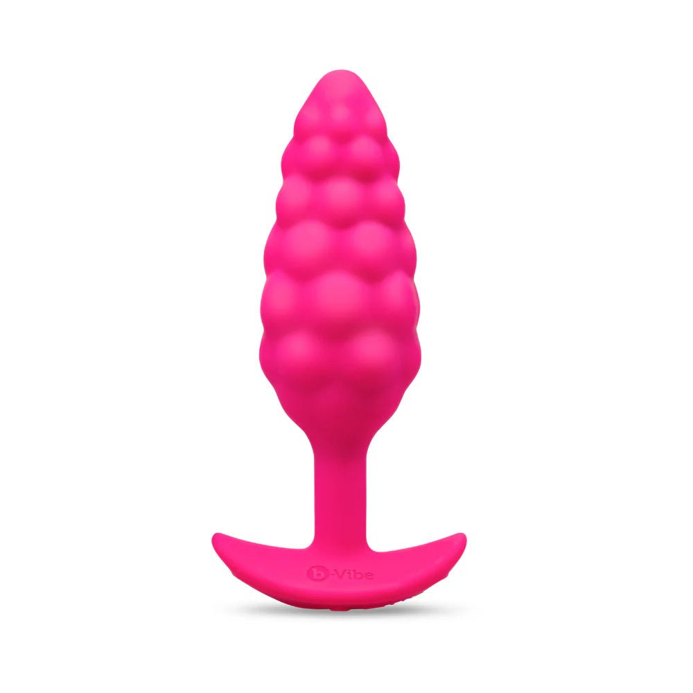 CB - X - b - Vibe Bump Texture Hot Pink Butt Plug
