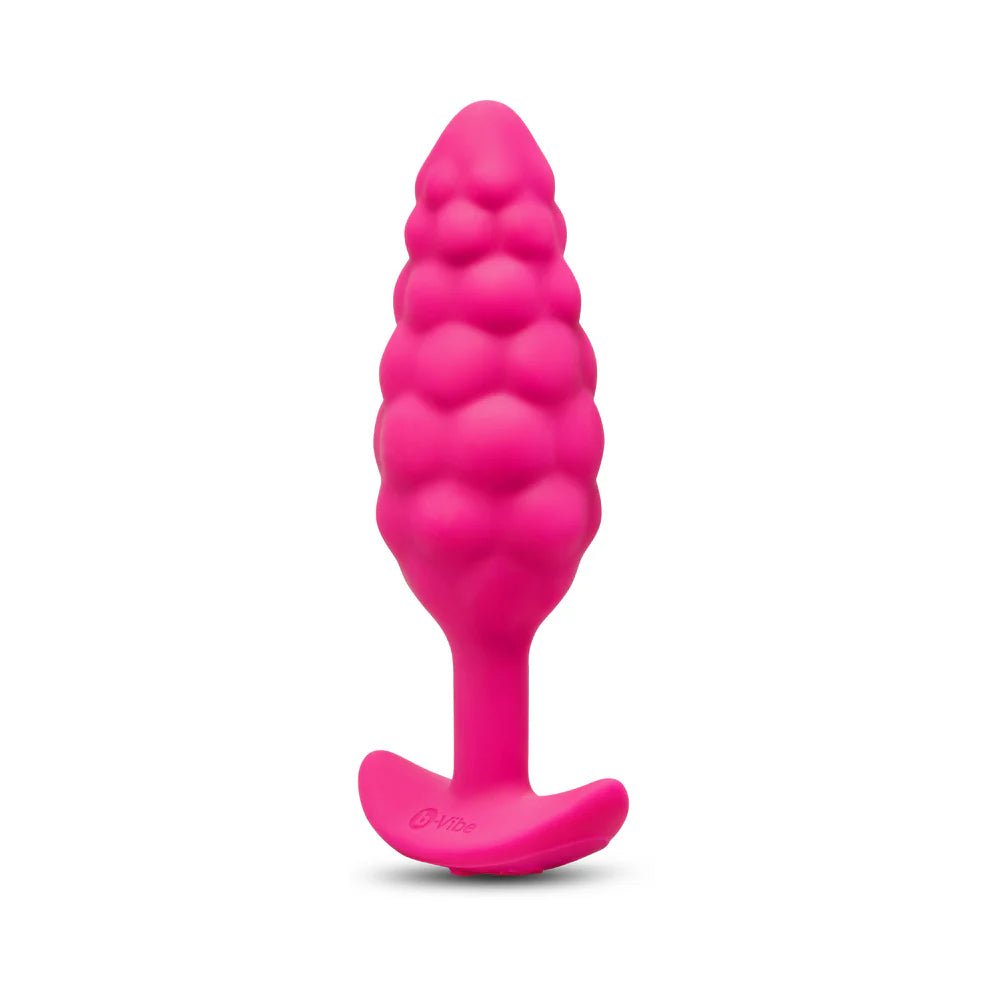 CB - X - b - Vibe Bump Texture Hot Pink Butt Plug