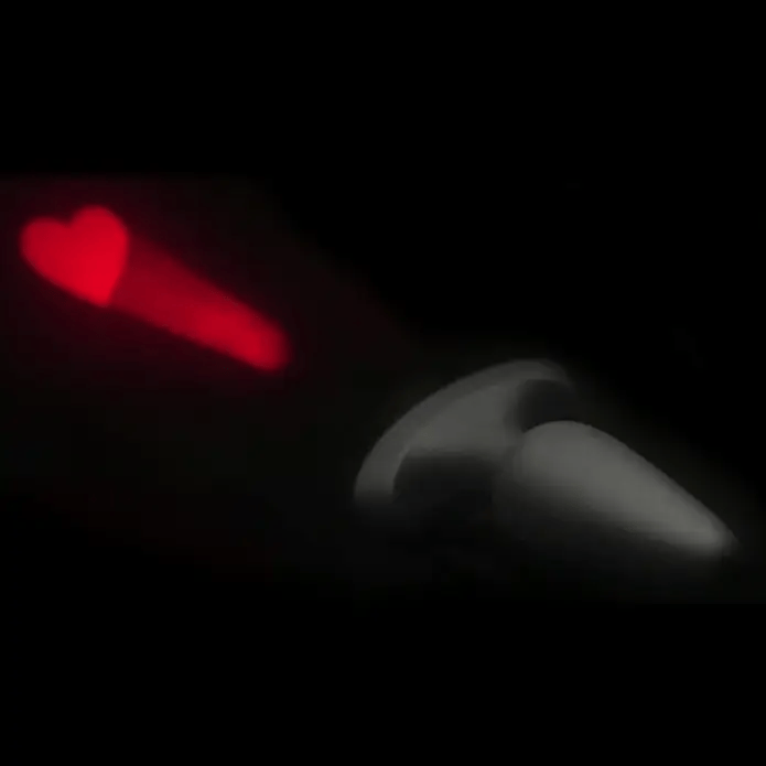 Booty Sparks Light Up Laser Heart Butt Plug CB-X Booty Sparks Light Up Laser Heart Butt Plug CB-X
