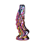 CB - X - Creature Cocks Metallic Dragon 6" Textured Glass Dildo