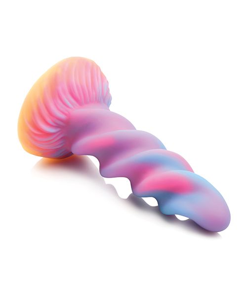 CB - X - Creature Cocks Moon Rider 8" Glow - in - the - Dark Unicorn Dildo