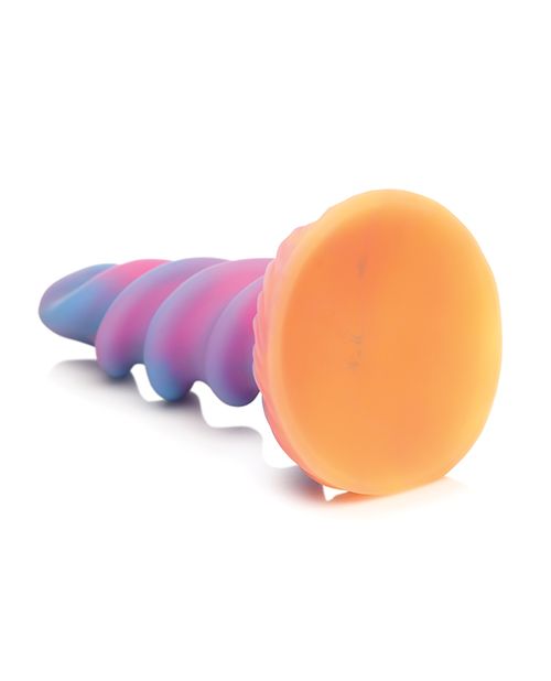 CB - X - Creature Cocks Moon Rider 8" Glow - in - the - Dark Unicorn Dildo