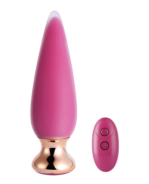 CB - X - Doro Plus Vibrating Pink Anal Plug with Remote Control