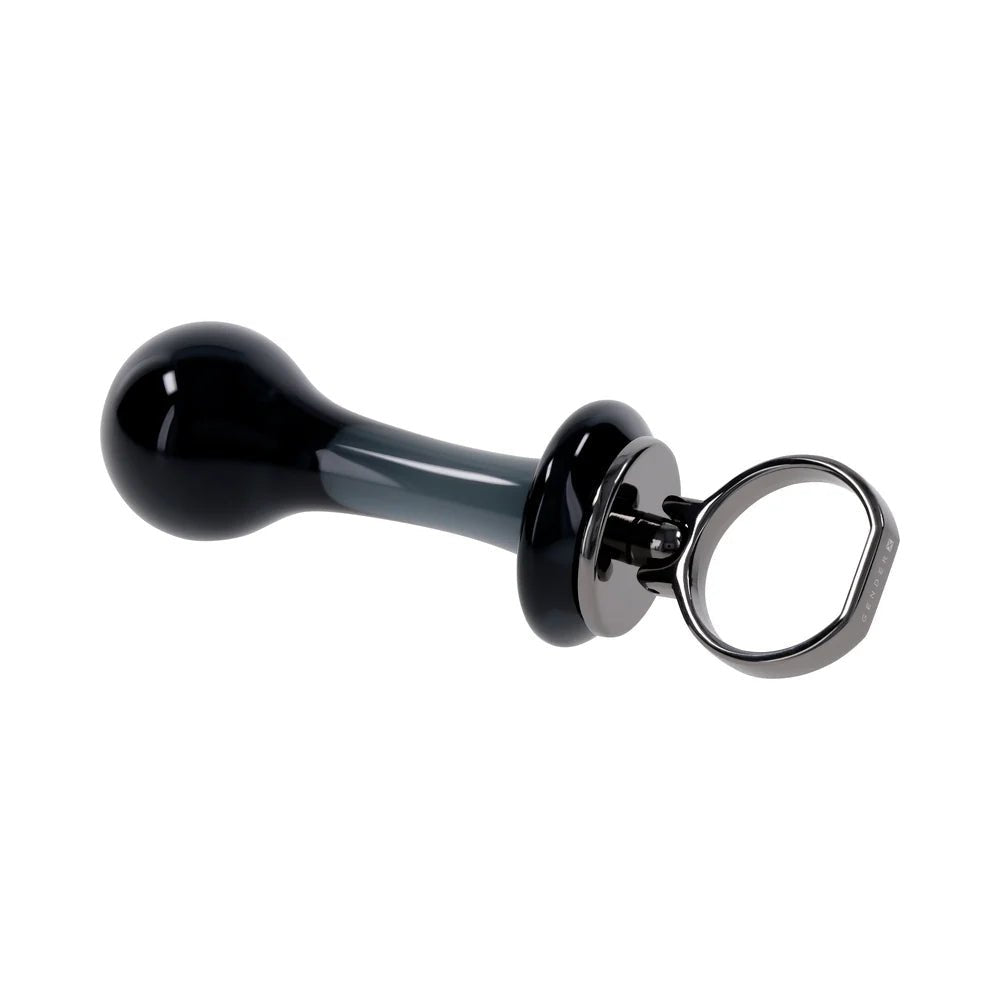 CB-X - Gender X Blow Pop Black Glass Anal Plug