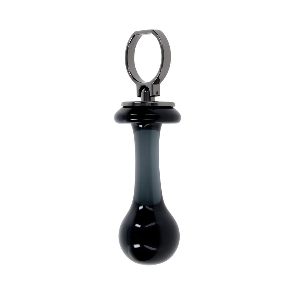 CB-X - Gender X Blow Pop Black Glass Anal Plug