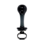 CB-X - Gender X Blow Pop Black Glass Anal Plug