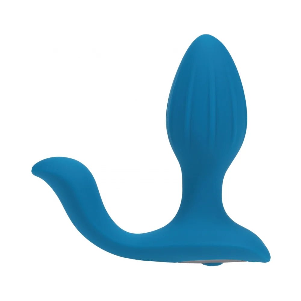 CB - X - LEVELZ Vibrating & Rotating Silicone Anal Plug with Ball Stimulator