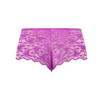 CB - X - Magic Silk Butterfly Fantasies Neon Purple Glow - in - the - Dark Boy Short