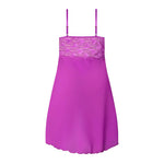 CB - X - Magic Silk Butterfly Fantasies Neon Purple Gown & Thong Set