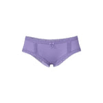 CB - X - Magic Silk Sheer Passion Cheeky Hipster Boy Short Queen - Purple