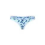 CB - X - Magic Silk Sweet Treats Blueberry Print Crotchless Thong Panties