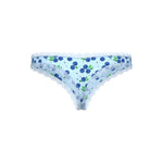 CB - X - Magic Silk Sweet Treats Blueberry Print Crotchless Thong Panties