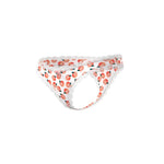 CB - X - Magic Silk Sweet Treats Peach Print Crotchless Thong Panties