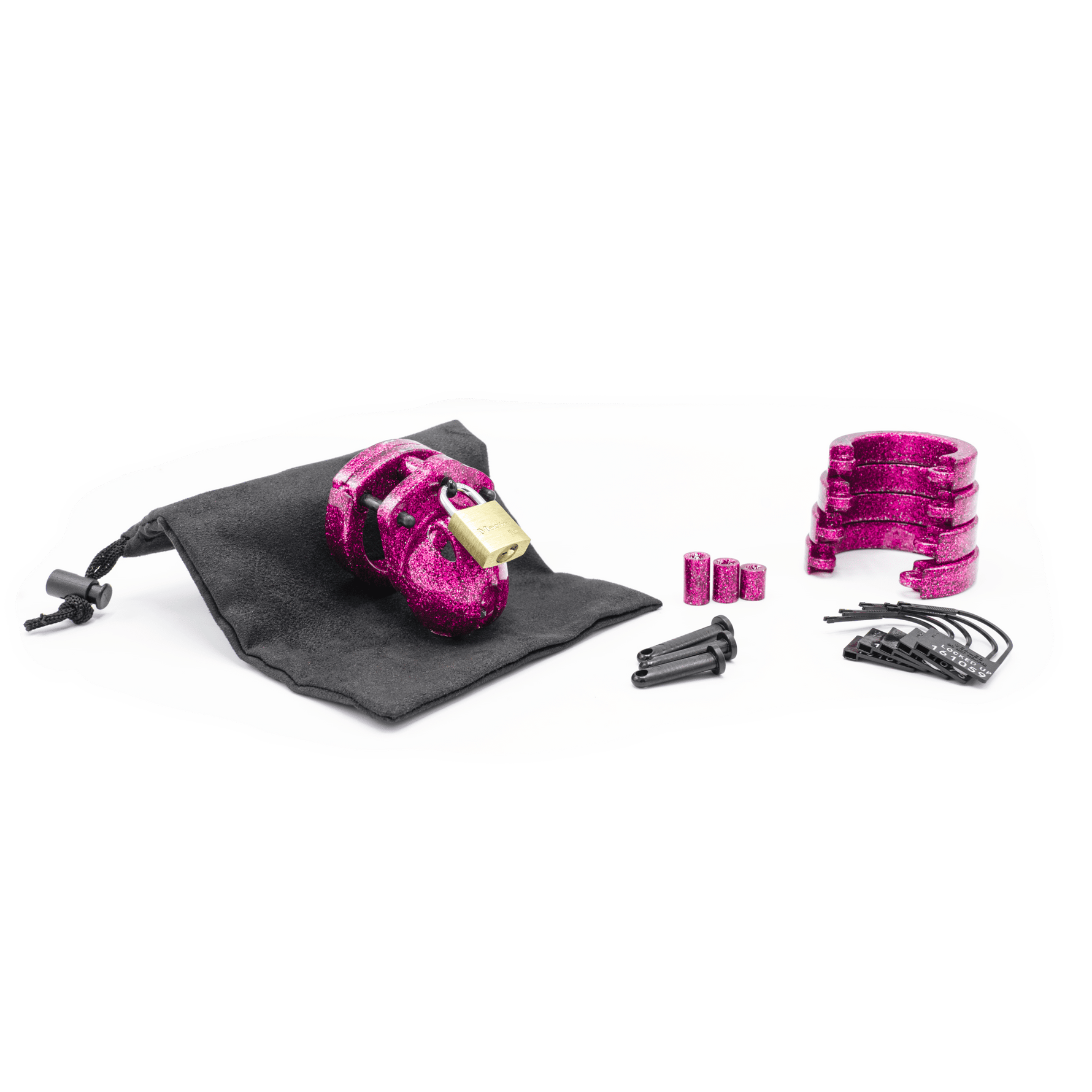 CB - X - Mini - Me Glitter Chastity Kit